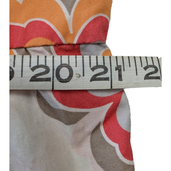 Gap Strappy Babydoll Style Top with Retro Floral Print and Smocked Back - Picture 6 of 7